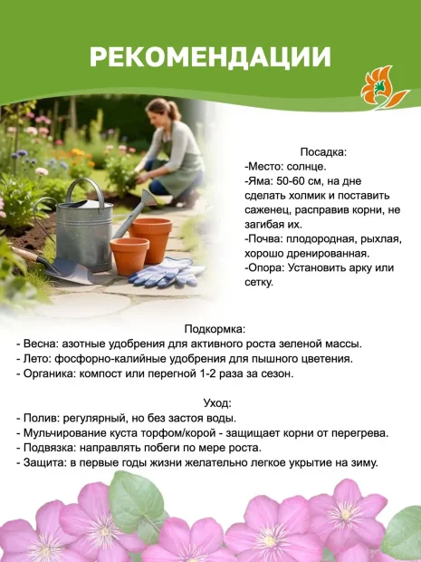 Клематис Фёст Лайт саженцы 