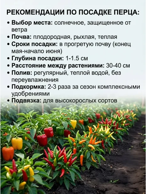 Перец острый Яркая Заря семена 